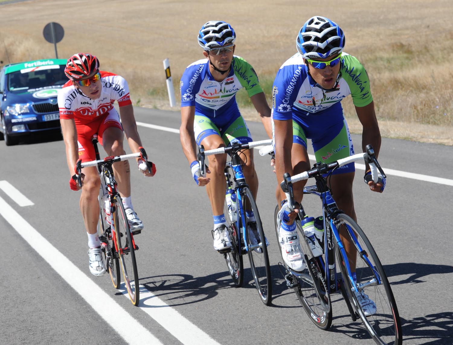 Cabello escape, Vuelta a Espana 2011, stage 16