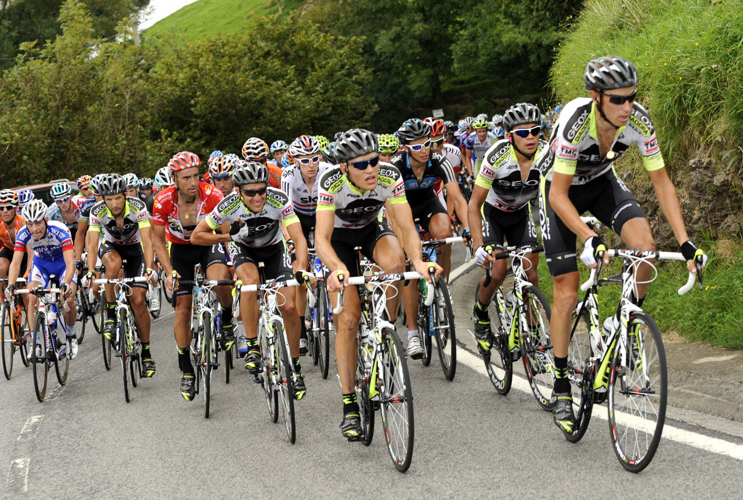 Geox-TMC, Vuelta a Espana 2011, stage 18