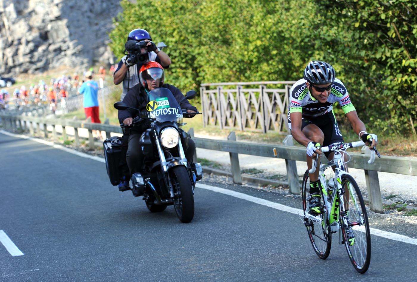 Carlos Sastre escape, Vuelta a Espana 2011, stage 20