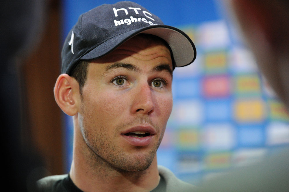 Mark Cavendish in press conference, Tour of Britain 2011, press conference/warm-up Mark Cavendish in press conference, Tour of Britain 2011, press conference/warm-up