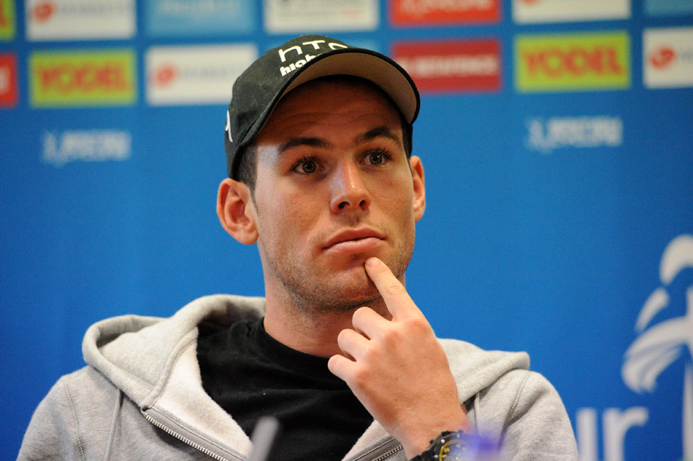 Mark Cavendish in press conference, Tour of Britain 2011, press conference/warm-up Mark Cavendish in press conference, Tour of Britain 2011, press conference/warm-up