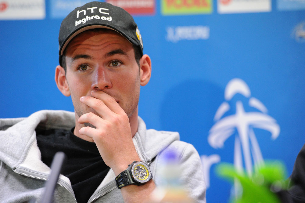 Mark Cavendish in press conference, Tour of Britain 2011, press conference/warm-up
