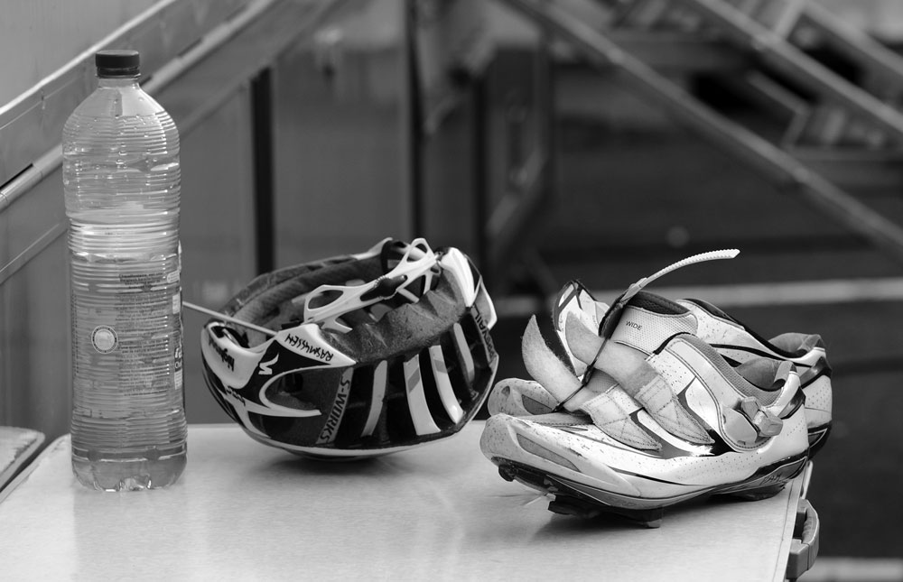 HTC-Highroad shoes, Tour of Britain 2011, press conference/warm-up