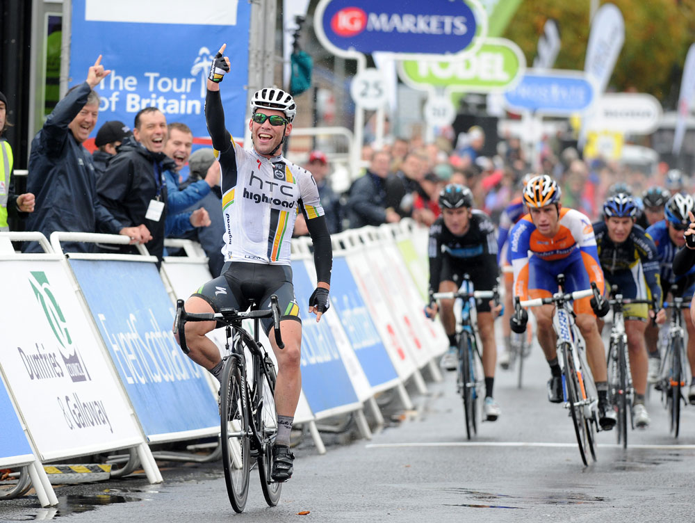 Mark Cavendish wins stage one, Tour of Britain 2011, stage one Mark Cavendish wins stage one, Tour of Britain 2011, stage one