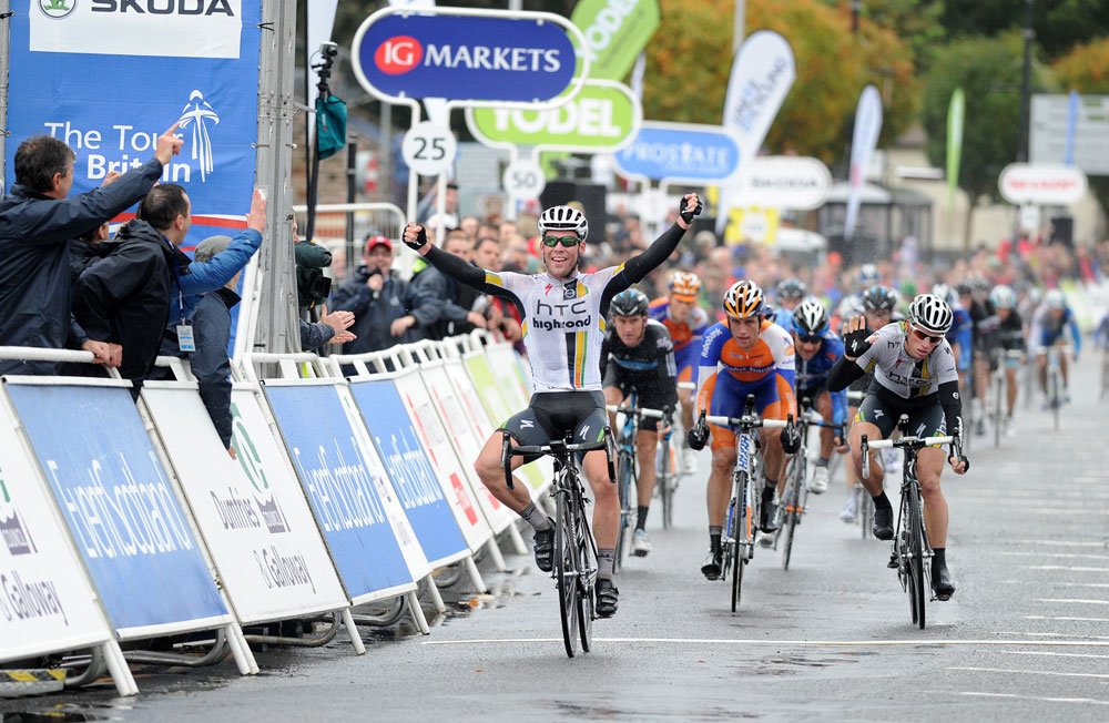 Mark Cavendish wins stage one, Tour of Britain 2011, stage one