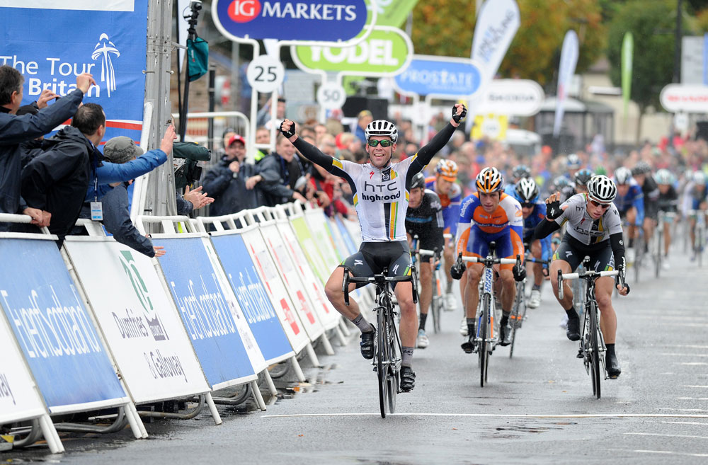 Mark Cavendish wins stage one, Tour of Britain 2011, stage one