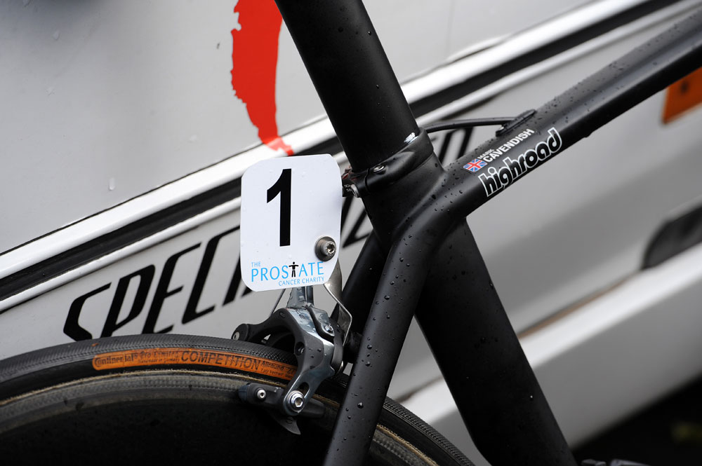 Mark Cavendish's bike, Tour of Britain 2011, stage two (cancelled)