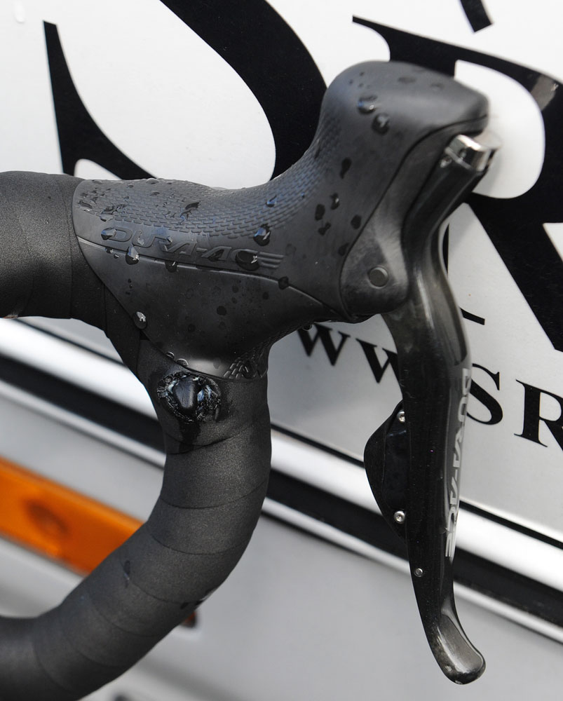 Mark Cavendish's Di2 shifter, , Tour of Britain 2011, stage two (cancelled)