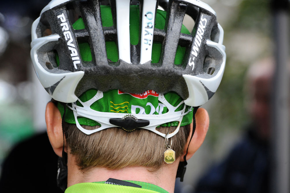 Pieter Ghyllebert charm, Tour of Britain 2011, stage two (cancelled)