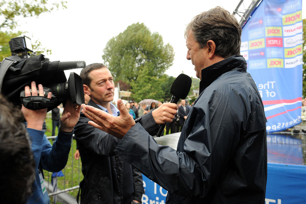 Hugh Roberts explains cancellation, Tour of Britain 2011, stage two (cancelled) Hugh Roberts explains cancellation, Tour of Britain 2011, stage two (cancelled)