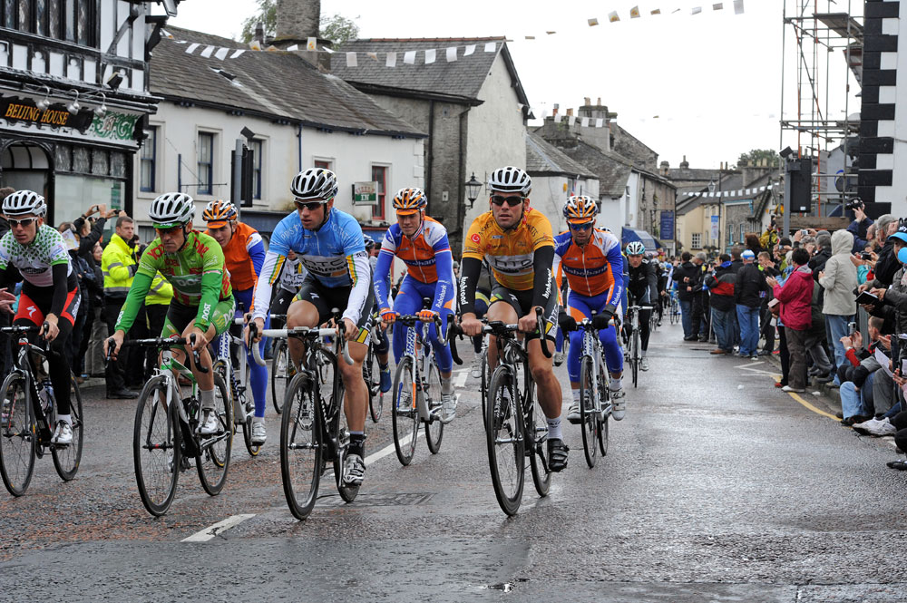 Kendal parade lap, Tour of Britain 2011, stage two (cancelled)