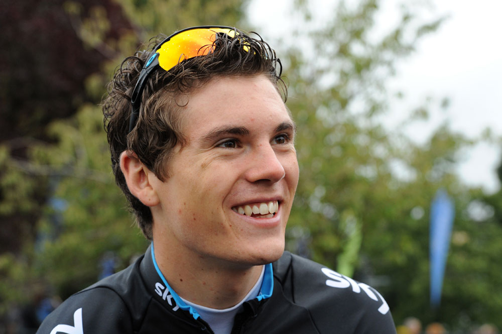 Ben Swift, Tour of Britain 2011, stage two (cancelled) Ben Swift, Tour of Britain 2011, stage two (cancelled)