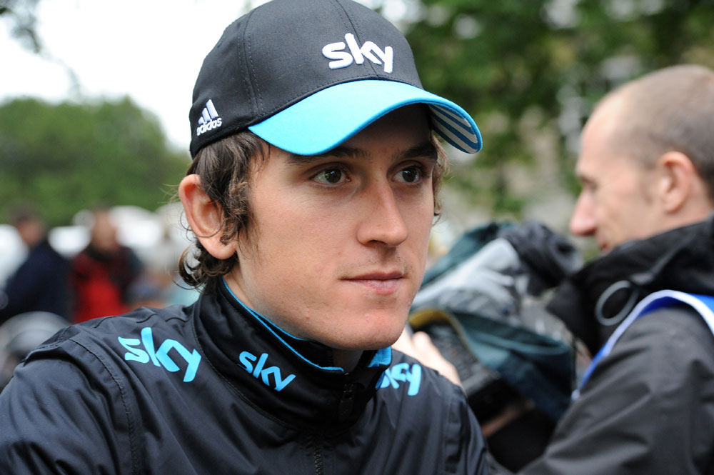 Geraint Thomas, Tour of Britain 2011, stage two (cancelled) Geraint Thomas, Tour of Britain 2011, stage two (cancelled)