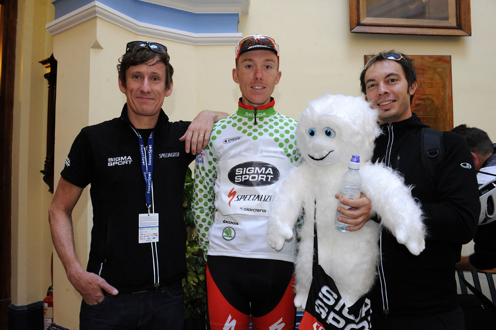Russell Hampton and Sigma Sport, Tour of Britain 2011, stage three