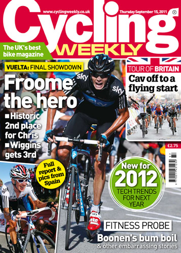 Cycling Weekly September 15 2011 cover Cycling Weekly September 15 2011 cover