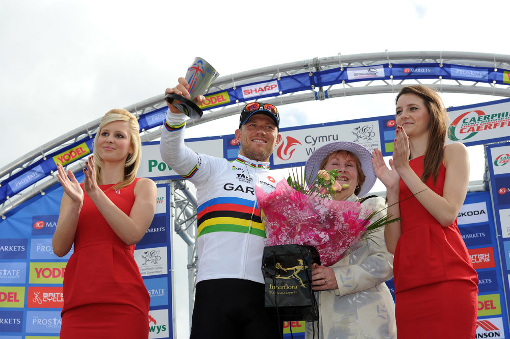 Thor Hushovd, stage winner, Tour of Britain 2011, stage four