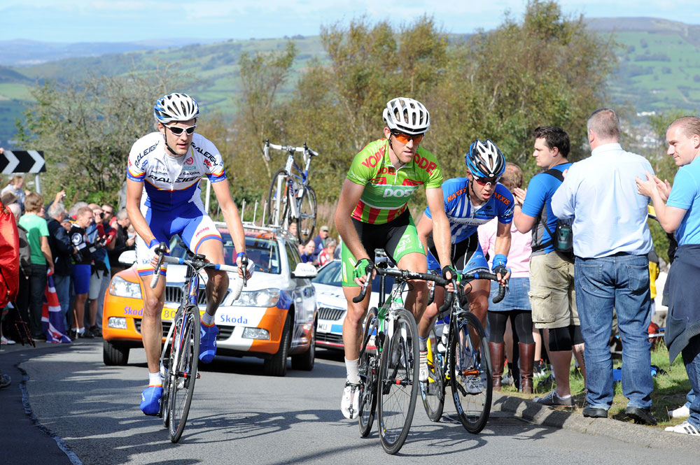Jeroen Janssen and Pieter Ghyllebert, Tour of Britain 2011, stage four