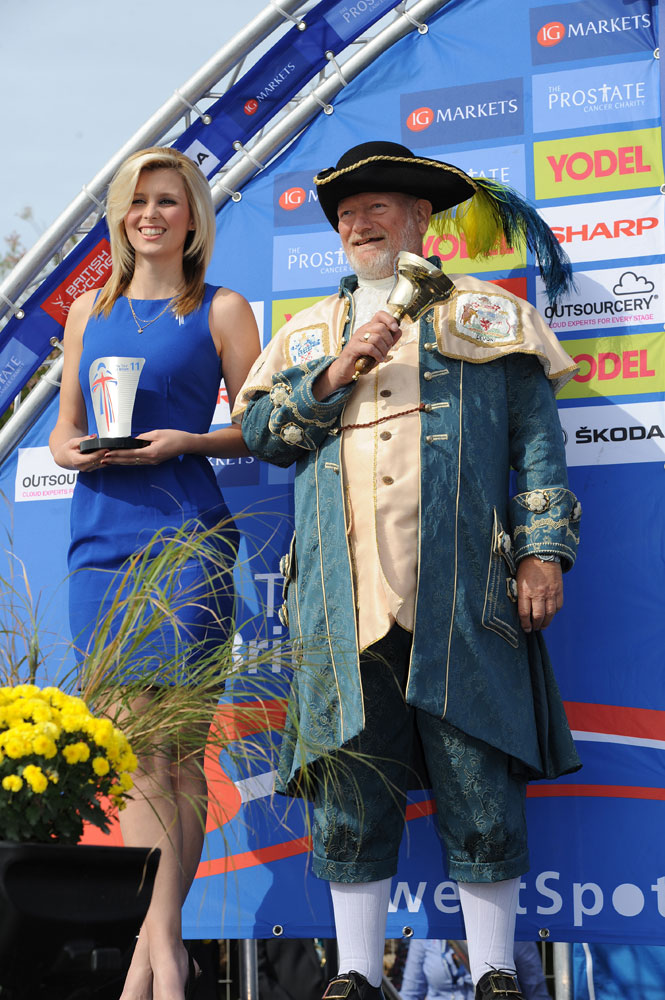 Exmouth town cryer, Tour of Britain 2011, stage five