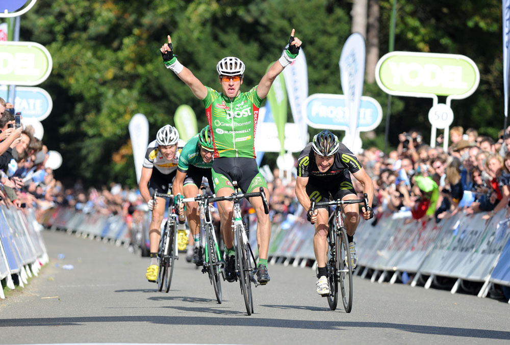 Gediminas Bagdonas wins, Tour of Britain 2011, stage seven
