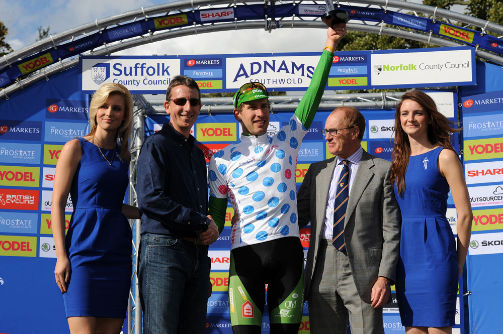 Gediminas Bagdonas wins stage, Tour of Britain 2011, stage seven