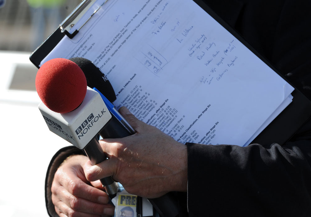Radio Norfolk, Tour of Britain 2011, stage seven