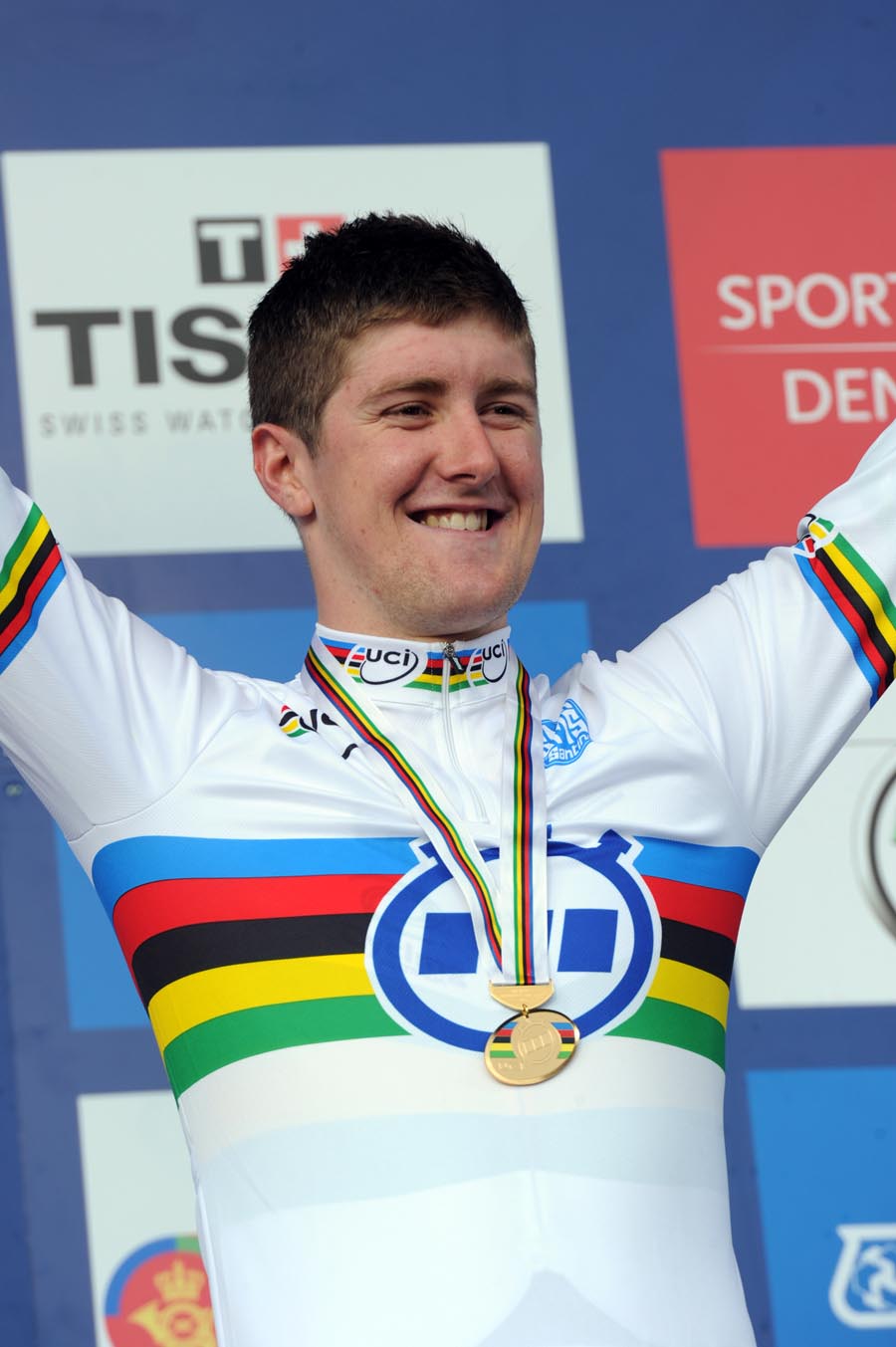 Luke Durbridge, winner, under-23 men TT, Road World Champs 2011