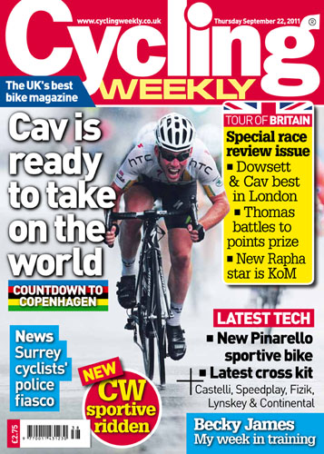 Cycling Weekly 22 September 2011 issue Cycling Weekly 22 September 2011 issue