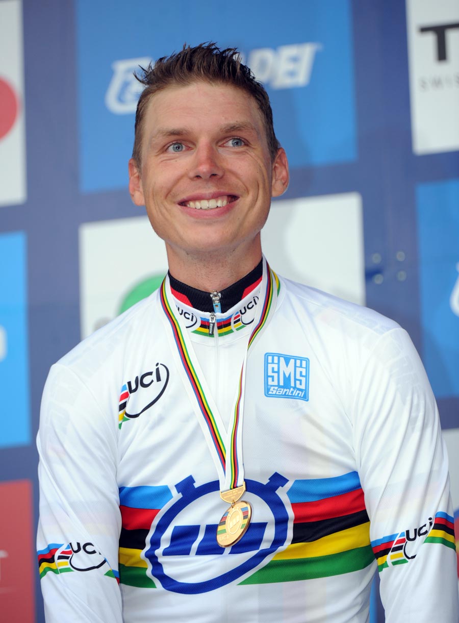 Tony Martin, new world champ, Elite men time trial, Road World Championships 2011