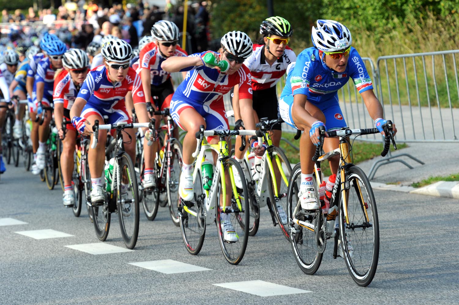 Italy chases, Road World Championships 2011