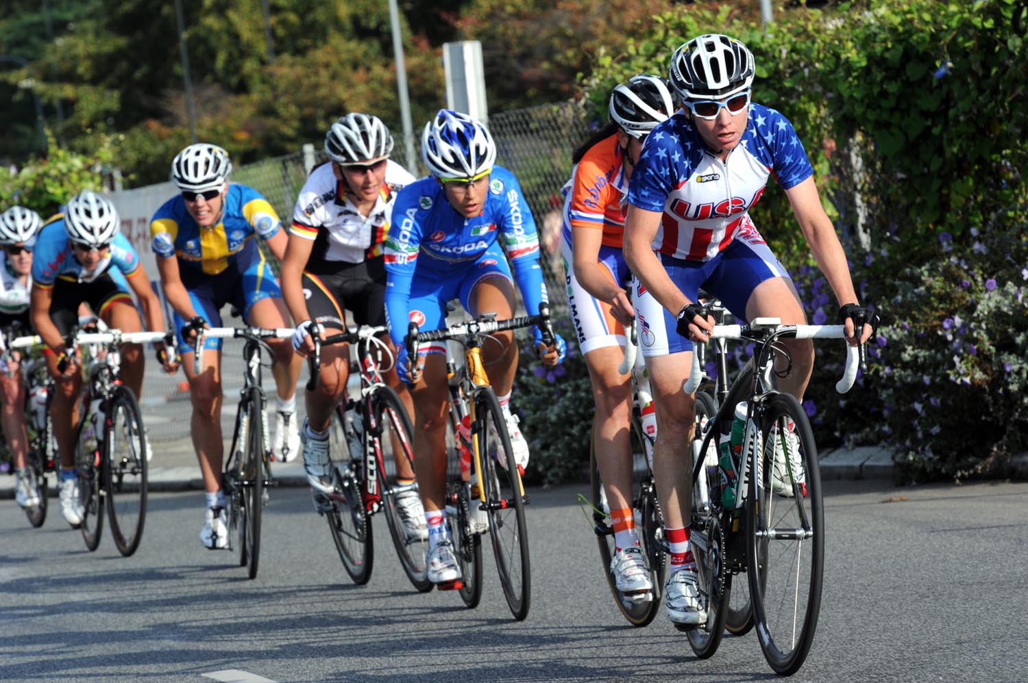 Amber Neben attacks, Road World Championships 2011