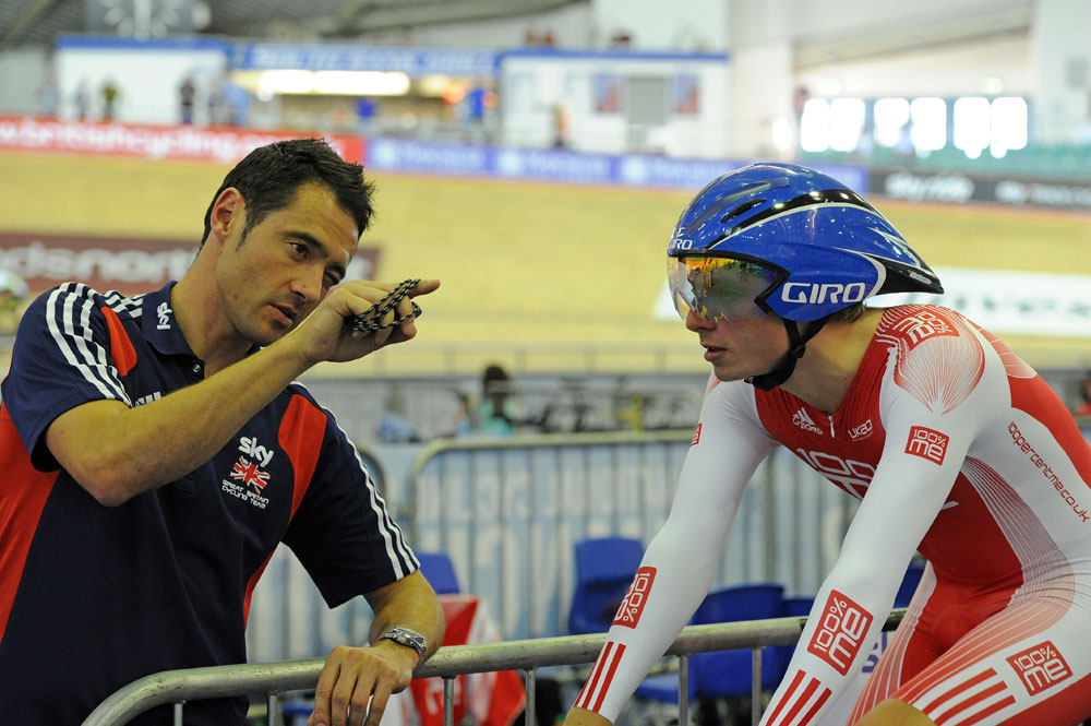 Chris Newton and Tom Moses, British track national championships 2011 Chris Newton and Tom Moses, British track national championships 2011