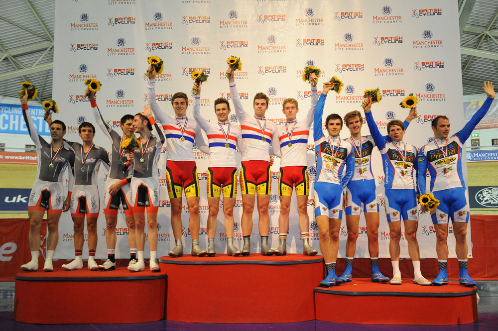 Hargroves Cycles win team pursuit, British track national championships 2011, day four Hargroves Cycles win team pursuit, British track national championships 2011, day four