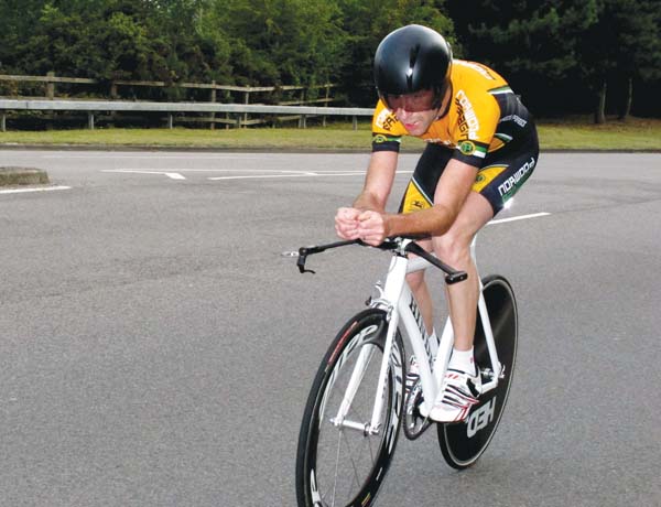 Simon Smythe on finished machine, Speed from Scratch feature Simon Smythe on finished machine, Speed from Scratch feature