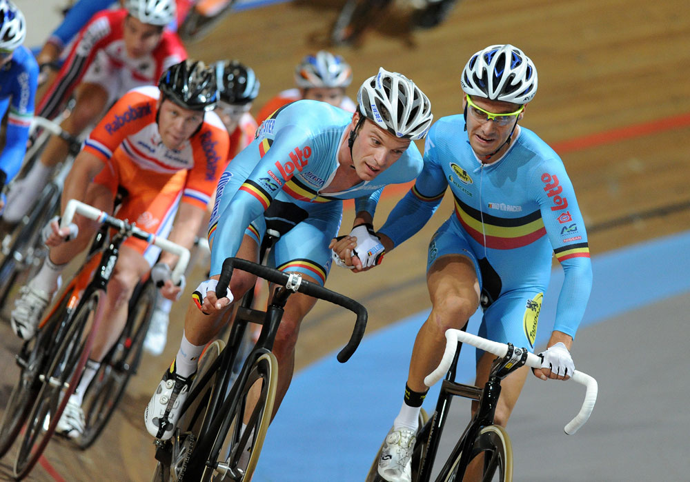 Belgium, madison, European track champs 2011