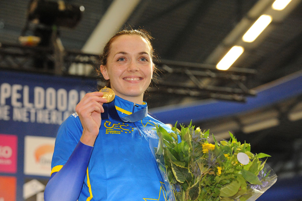 Victoria Pendleton wins keirin, European track champs 2011 Victoria Pendleton wins keirin, European track champs 2011