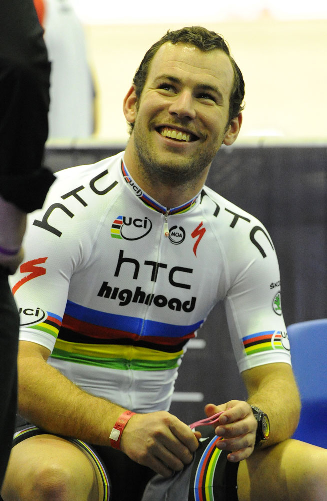 Mark Cavendish gets ready, Revolution 34, November 19 2011