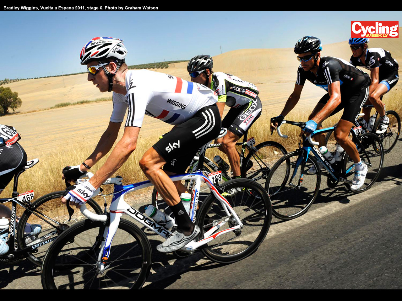 Bradley Wiggins, stage six, Vuelta a Espana 2011 wallpaper Bradley Wiggins, stage six, Vuelta a Espana 2011 wallpaper