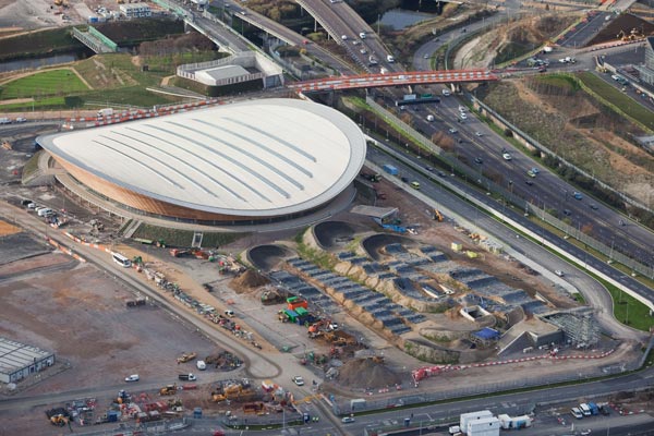 London 2012 Olympic Games velodrome and BMX track London 2012 Olympic Games velodrome and BMX track