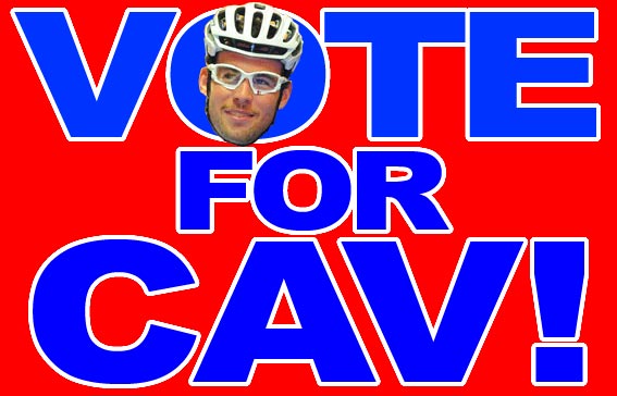 Vote for Cav! Vote for Cav!