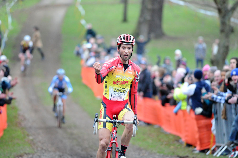 Ian Field wins, British cyclo-cross national championships 2012 Ian Field wins, British cyclo-cross national championships 2012