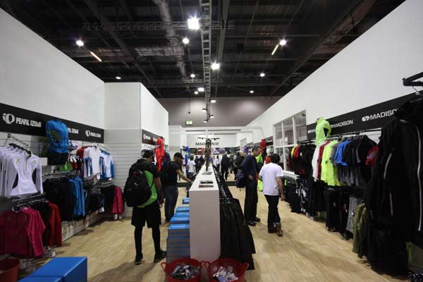 Madison retail area, London Bike Show 2012 Madison retail area, London Bike Show 2012
