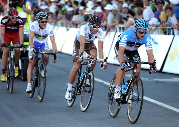 Nathan Haas in escape, Down Under Classic 2012