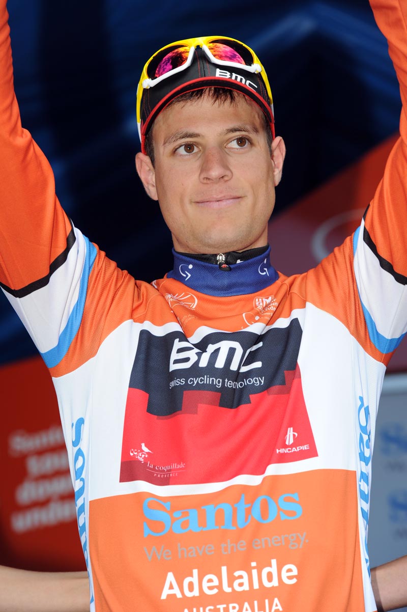 Martin Kohler leads, Tour Down Under 2012, stage two