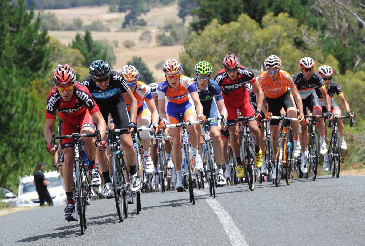 BMC chases, Tour Down Under 2012, stage two