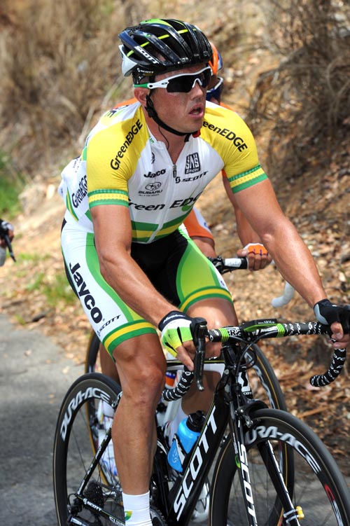 Simon Gerrans, Tour Down Under 2012, stage two