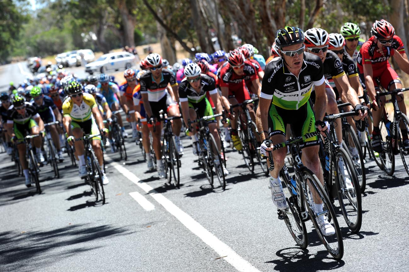 GreenEdge chase, Tour Down Under 2012, stage three