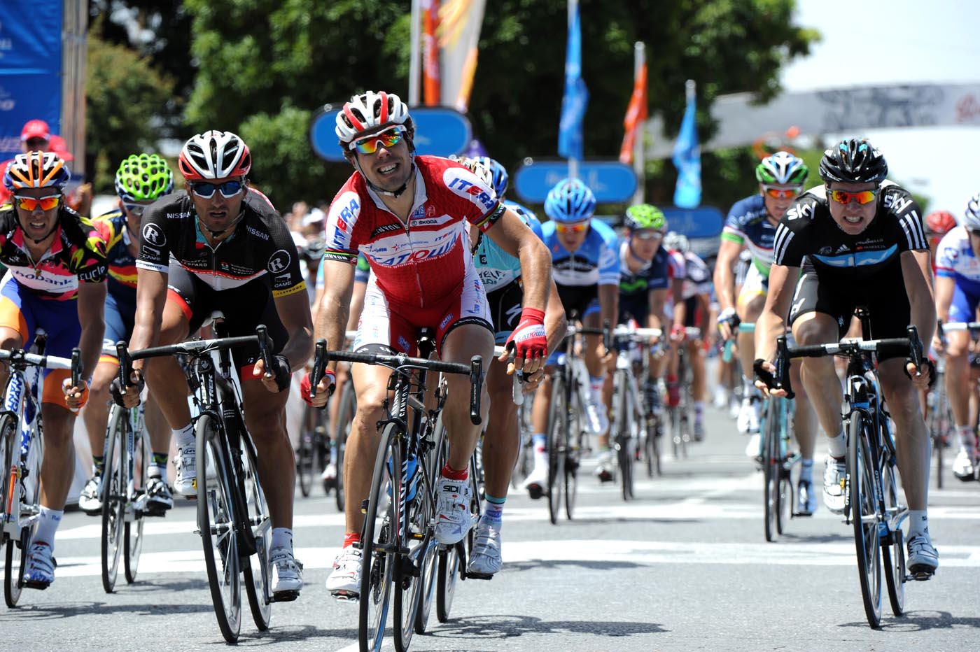 Oscar Freire wins, Tour Down Under 2012, stage four