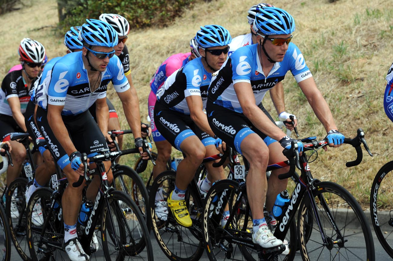 Andreas Klier and Garmin chase, Tour Down Under 2012, stage four