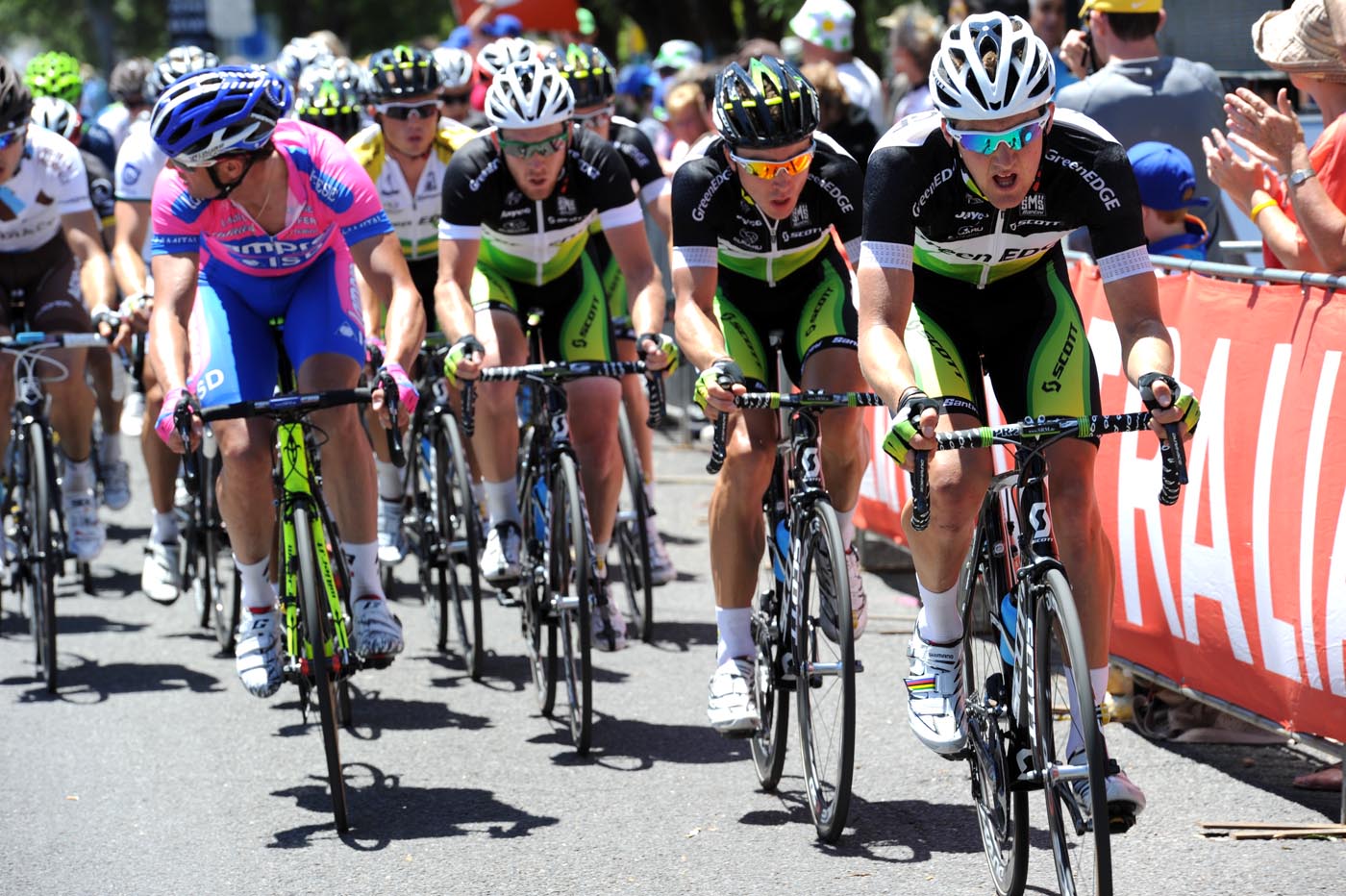 Luke Durbridge and Green Edge, Tour Down Under 2012, stage five