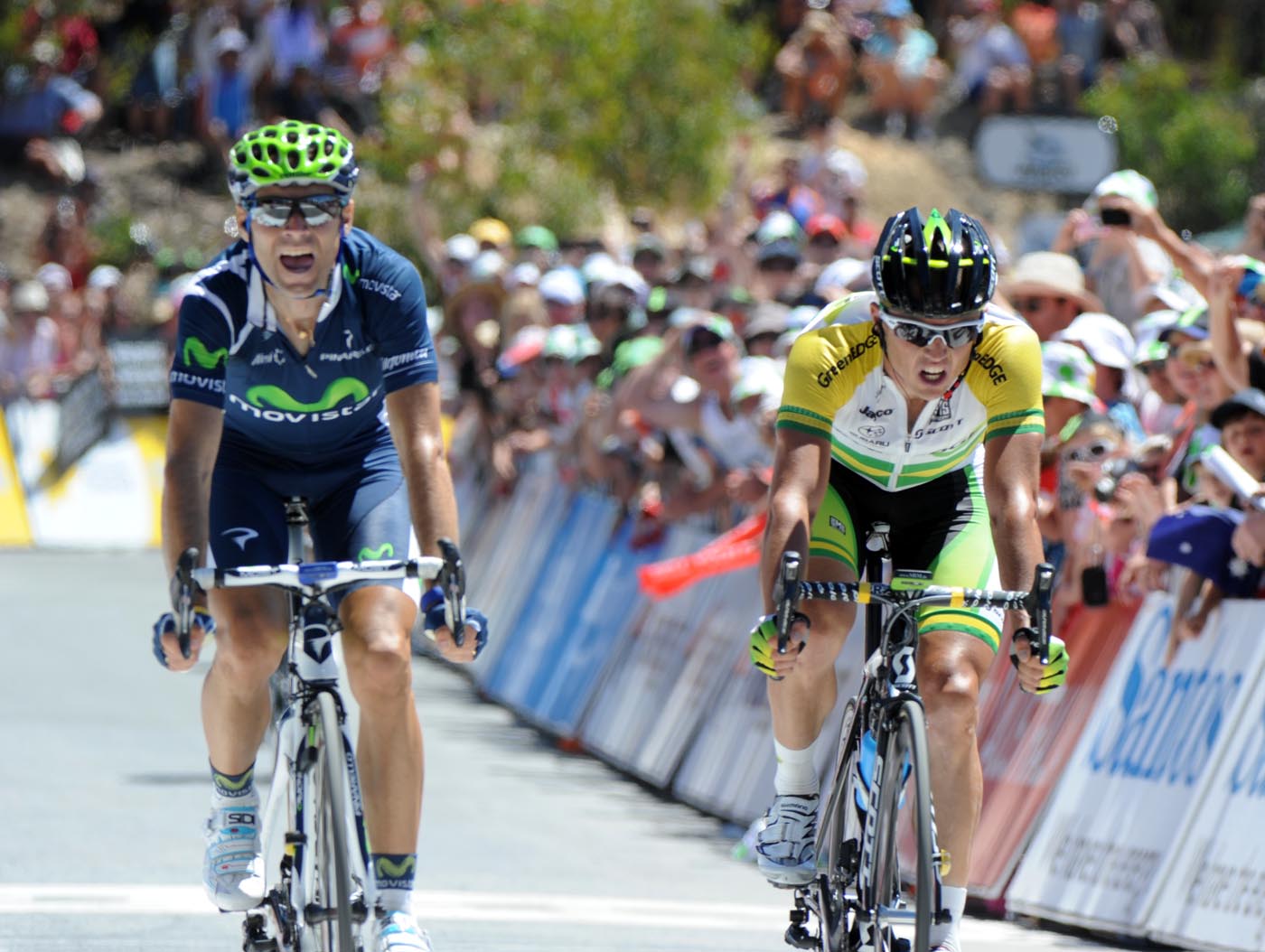 Alejandro Valverde wins, Tour Down Under 2012, stage five